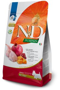 Farmina - N&D Pumkin Canine Adult Mini Wachtel, K&uuml;rbis & Granatapfel